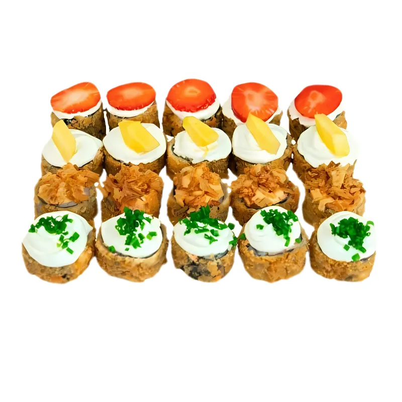 Hot Roll 20 Peças - 5 - Hot phila morando 5 - Hot phila manga 5 - Hot maionese e crispy 5 - Hot phila cebolinho