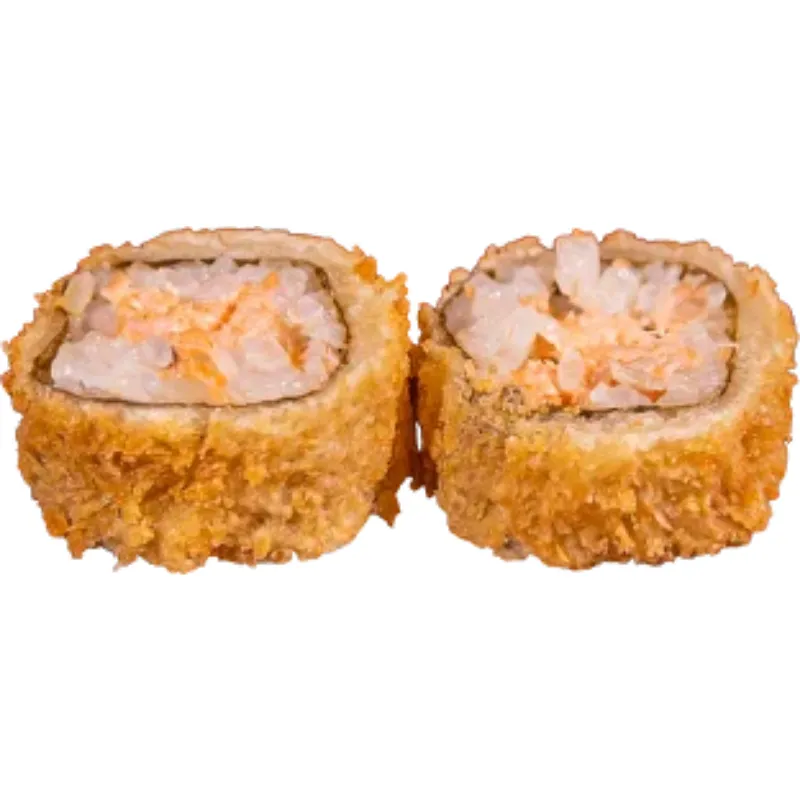 Hot Salmão 8 Peças - Rolo de sushi, panado e frito
