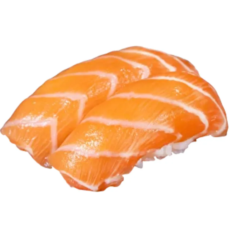 Nigiri Salmão 4 Peças - Bolinho de arroz coberto com salmão