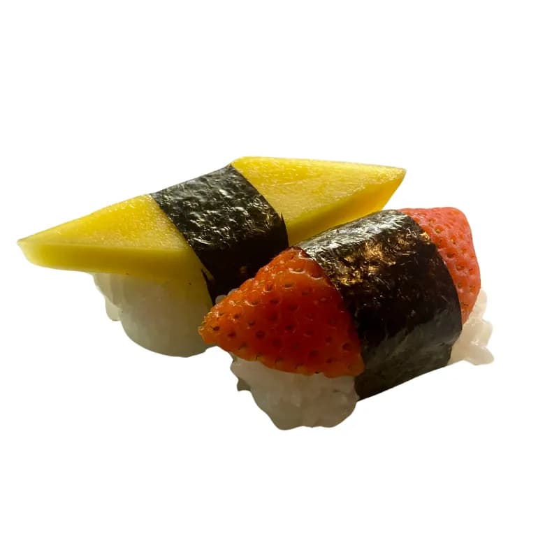 Nigiri Veggie 4 Peças - Bolinho de arroz coberto com vegetais