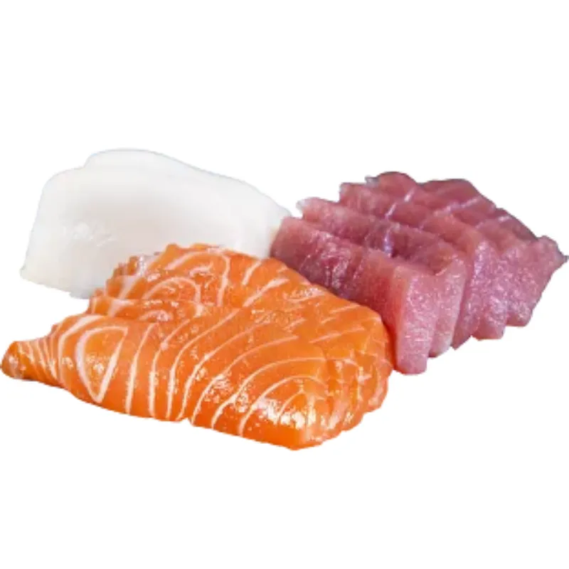 Sashimi Mix 15 Peças - Fatias de peixe variadas