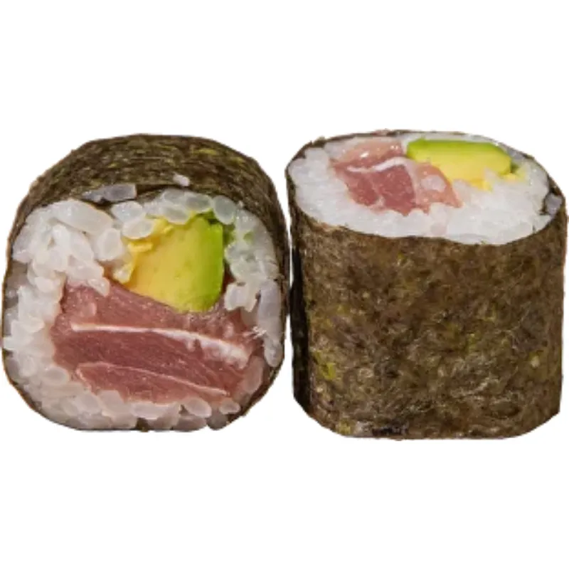 Futomaki Atum Abacate 5 Peças - Arroz de sushi, atum e abacate