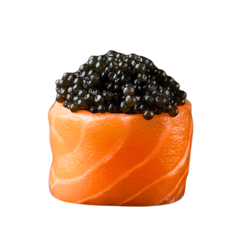 Gunkan Caviar 1 Uni - Caviar de peixe Esturjão, único e exclusivo considerado caviar.