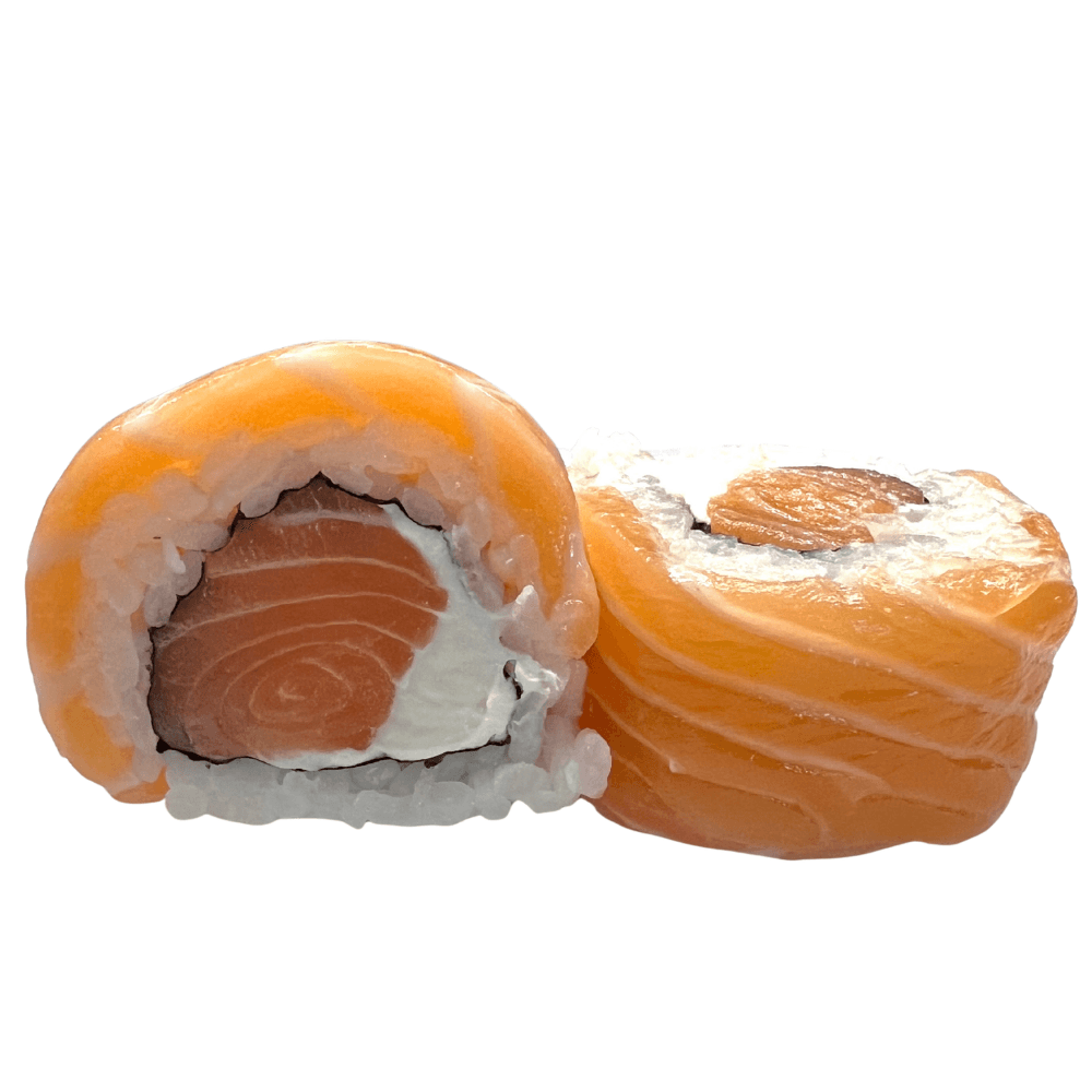 Uramaki Phil Especial 8 Peças - Rolo com Arroz por Fora , salmão e Philadelphia 8 peças